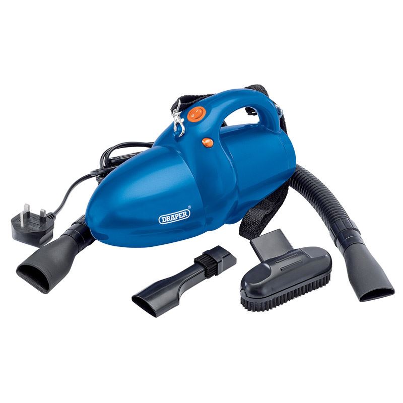 Draper Hand-Held 600w Mains Car/Home/Workshop Vacuum Cleaner & Accessories,24392