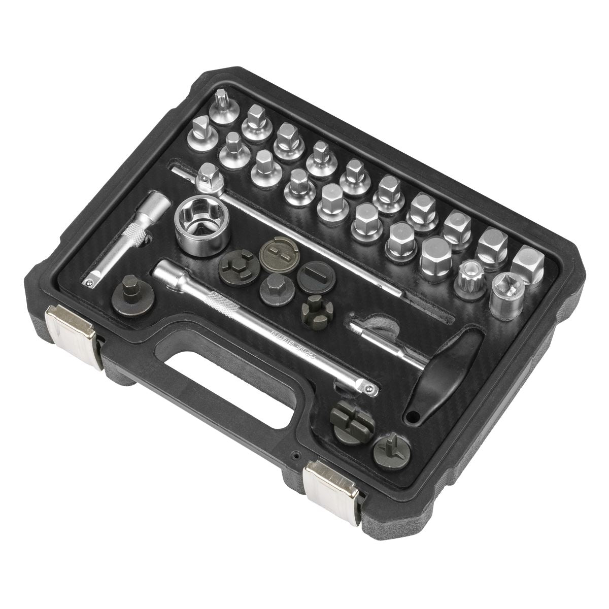 Sealey Master Oil Drain Plug Removal Kit 33pc AK758