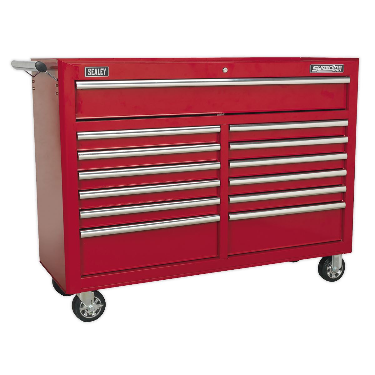 Sealey Rollcab 13 Drawer with Ball Bearing Slides - Red AP5213T