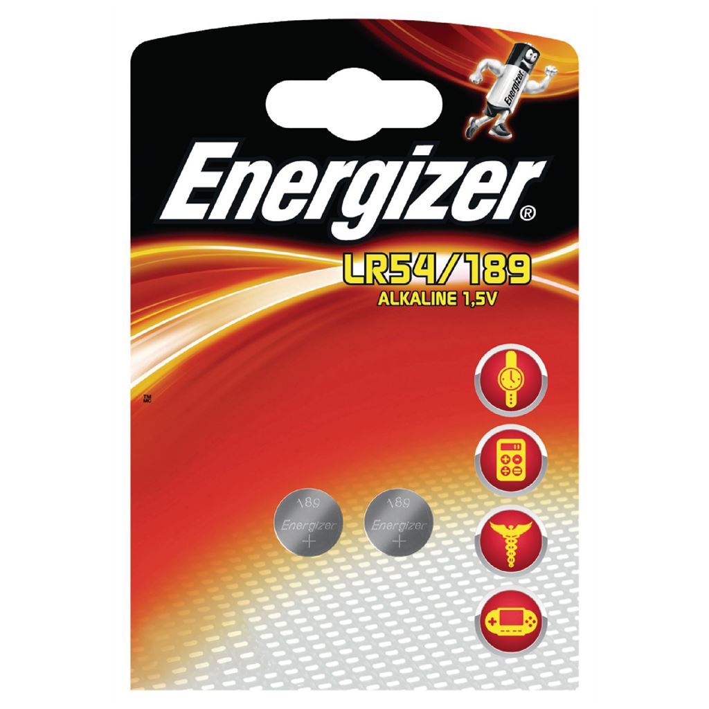 Energizer Alkaline battery LR54/189 1.5V 2-blister - EN-639320