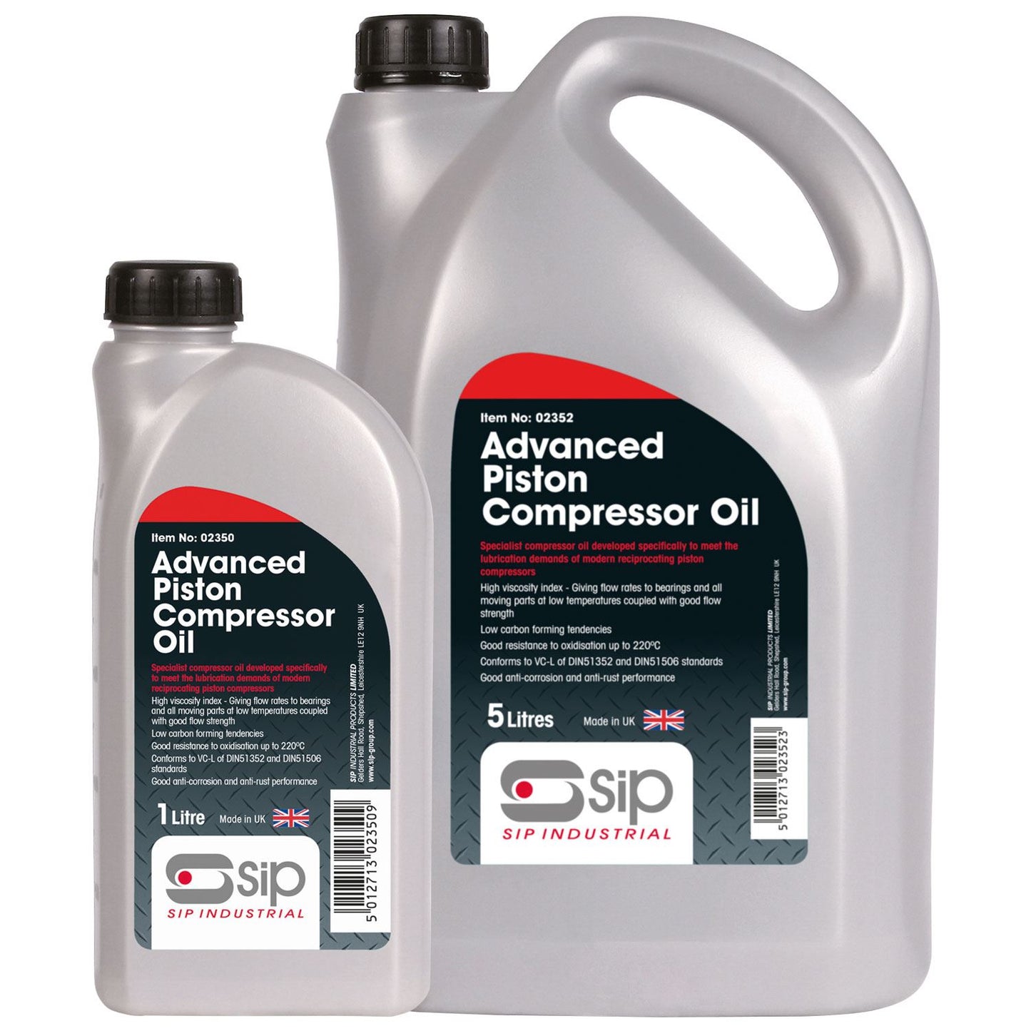 SIP Industrial 5ltr Advanced Compressor Oil