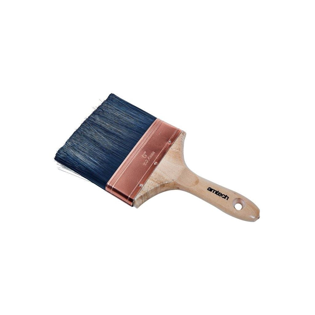 6" 150mm Professional Wall Paint Paper Pasting Brush Wooden Varnish Fence Paste - S3965