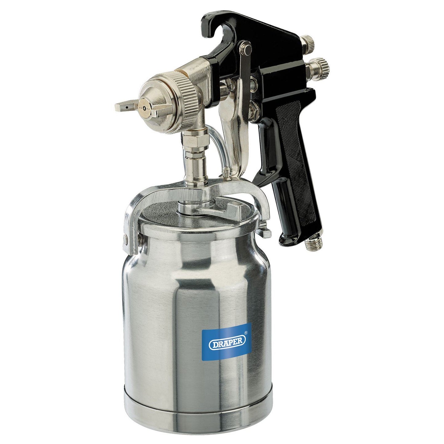 Draper 1 Litre Suction Feed Air Paint Spray / Spraying / Applying Gun - 21526