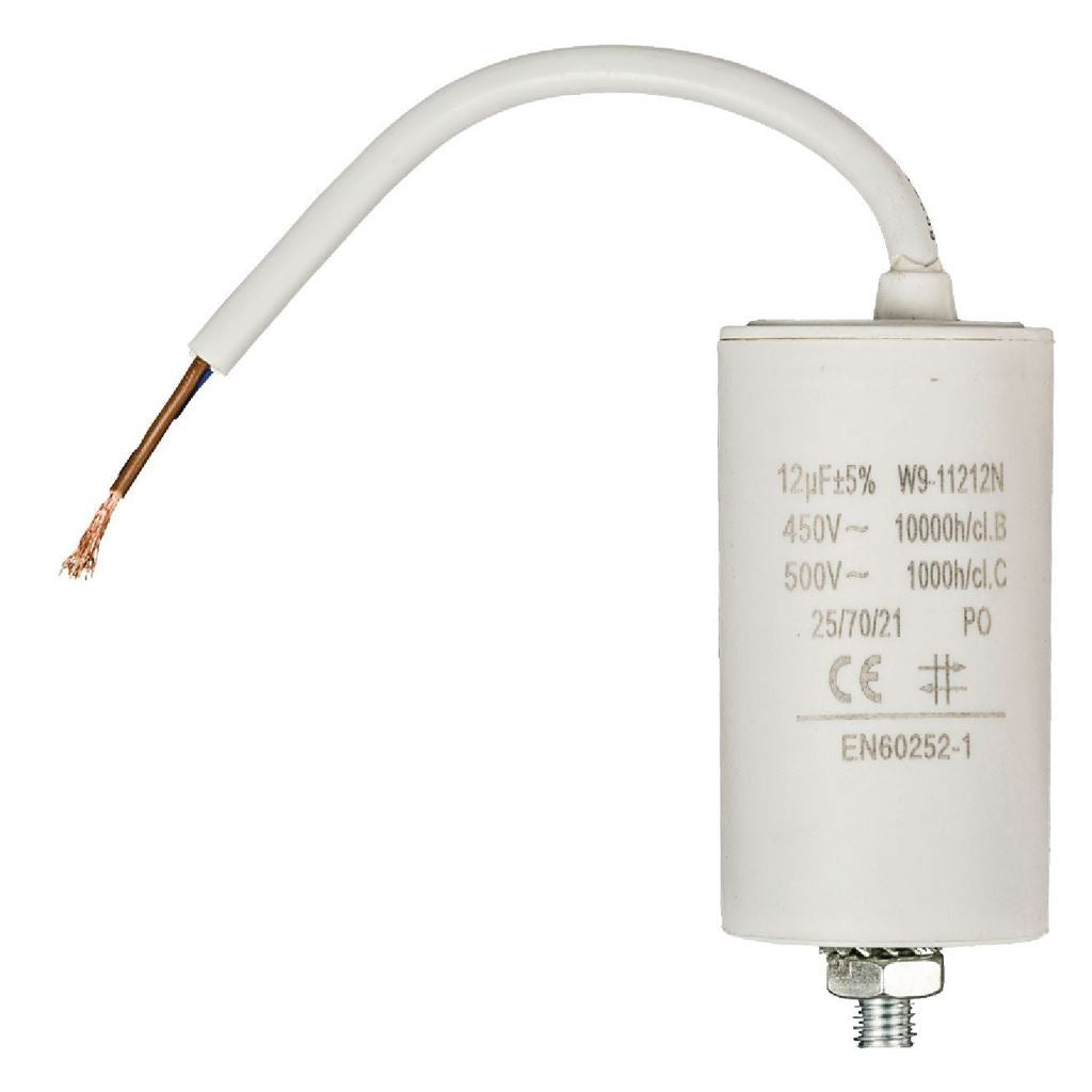Fixapart 1x Capacitor 12.0uf / 450V + cable - W9-11212N