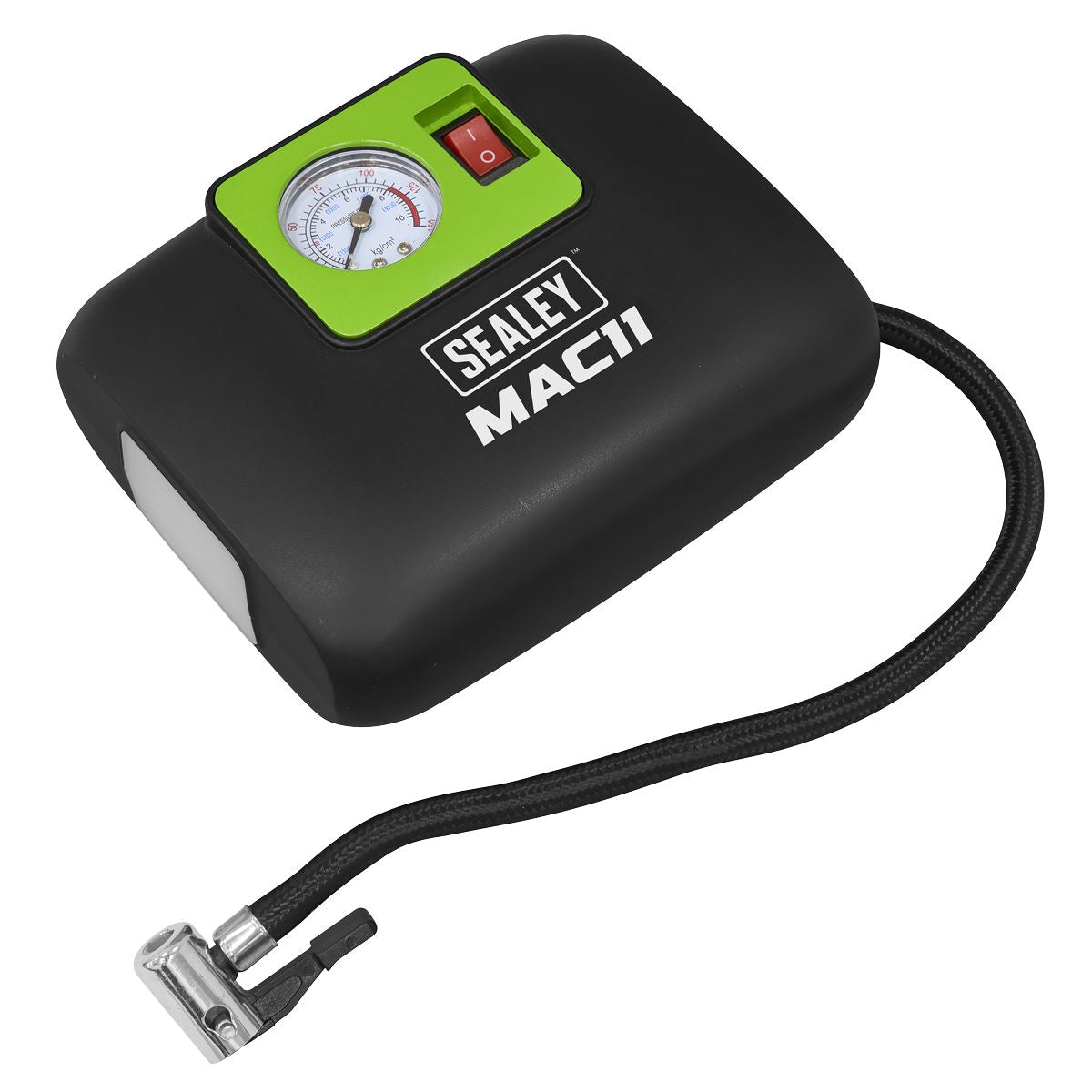 Sealey Tyre Inflator with Worklight 12V MAC11