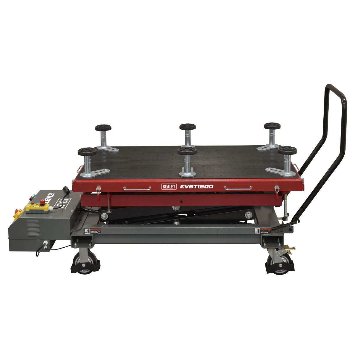 Sealey High Lift EV Battery Lift/Hydraulic Platform Truck 1200kg Capacity