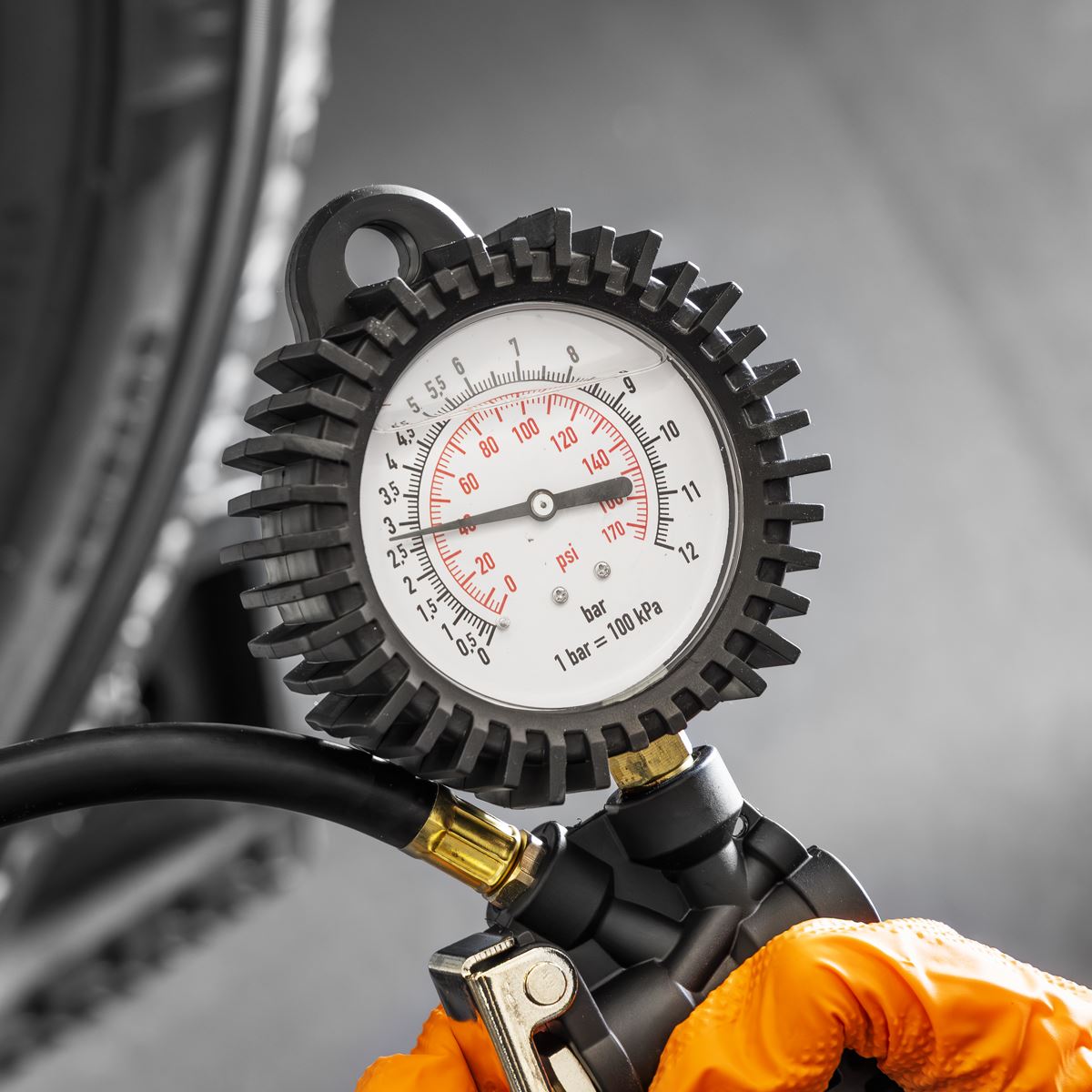 Sealey Tyre Inflator with Push-On Connector SA9314