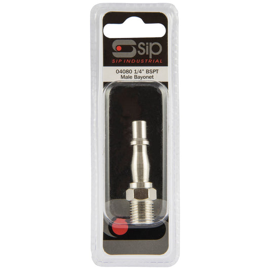 SIP Industrial 1/4" Male Bayonet Adaptor