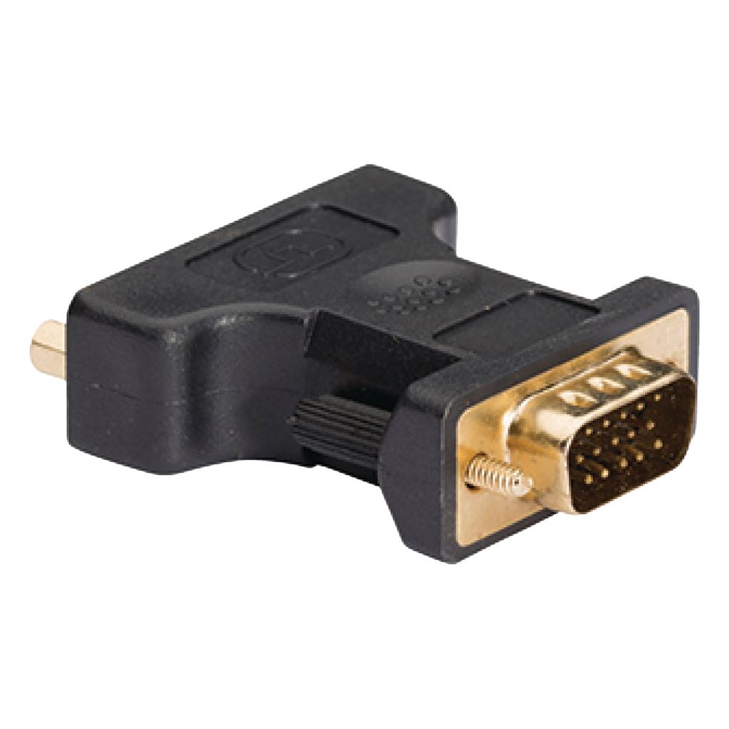 Konig VGA to DVI adapter VGA male to DVI-I female x1 grey