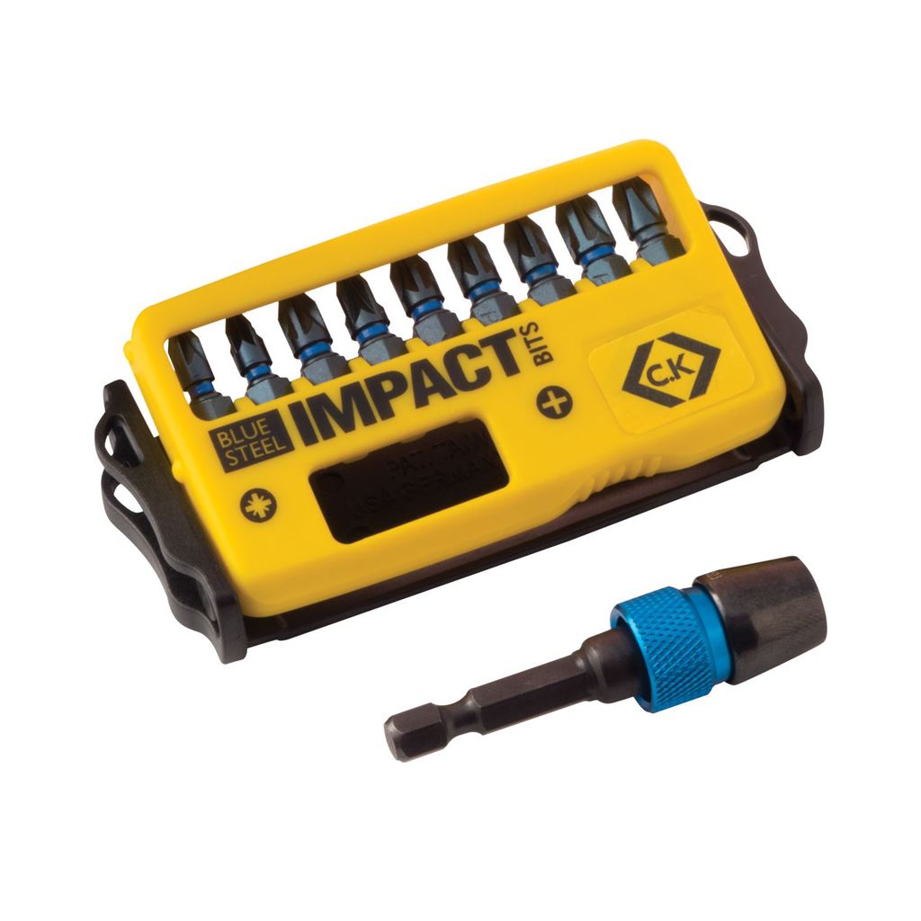 CK Tools Blue Steel Impact Screwdriver Bit - PZ Set of 10 T4510