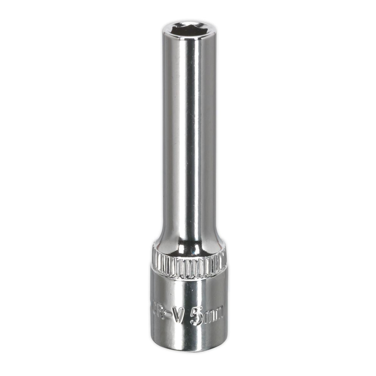 Sealey WallDrive Socket 5mm Deep 1/4"Sq Drive Fully Polished SP1405D