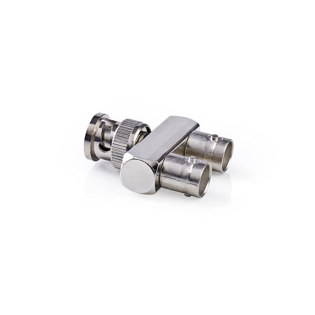 Nedis Antenna Adapter BNC Male to 2x BNC Female 10 pieces Metal CVGP01946ME