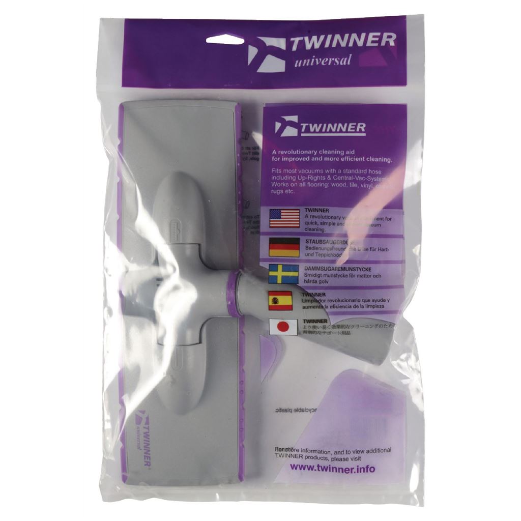 Twinner Combi Floor Brush 32/35mm Grey/Pink T111201 Brush