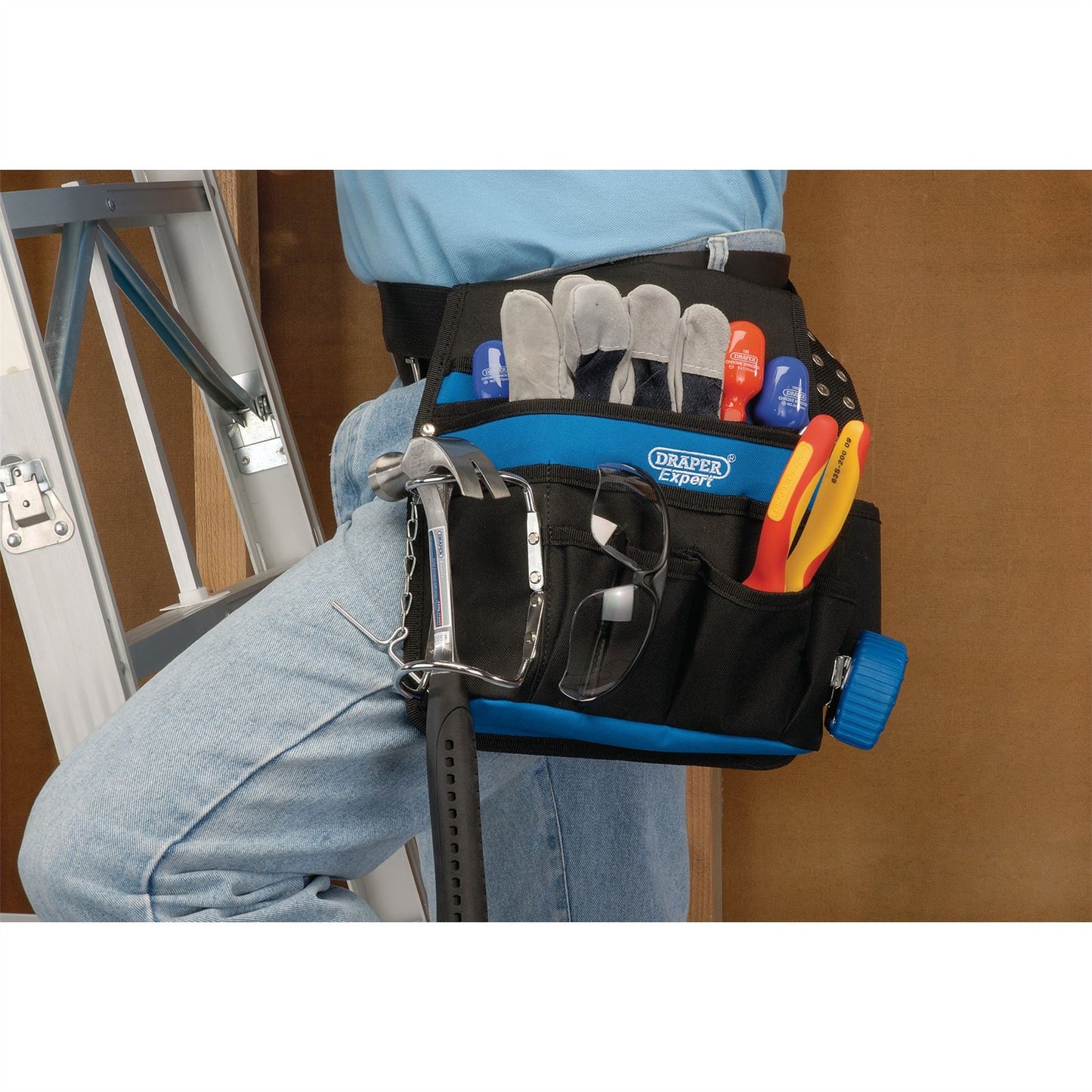 Draper 1x Expert 16 Pocket Tool Pouch Garage Professional Standard Tool 2987