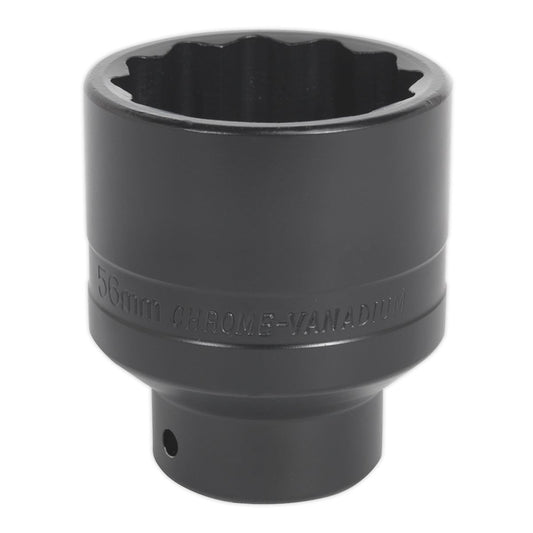 Sealey Impact Socket 56mm Bi-Hex Deep 3/4"Sq Drive SX021