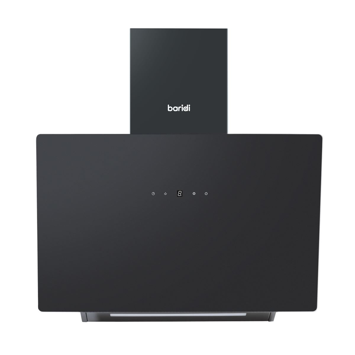Baridi Angled Chimney Cooker Hood with Touch Controls & Carbon Filters 60cm