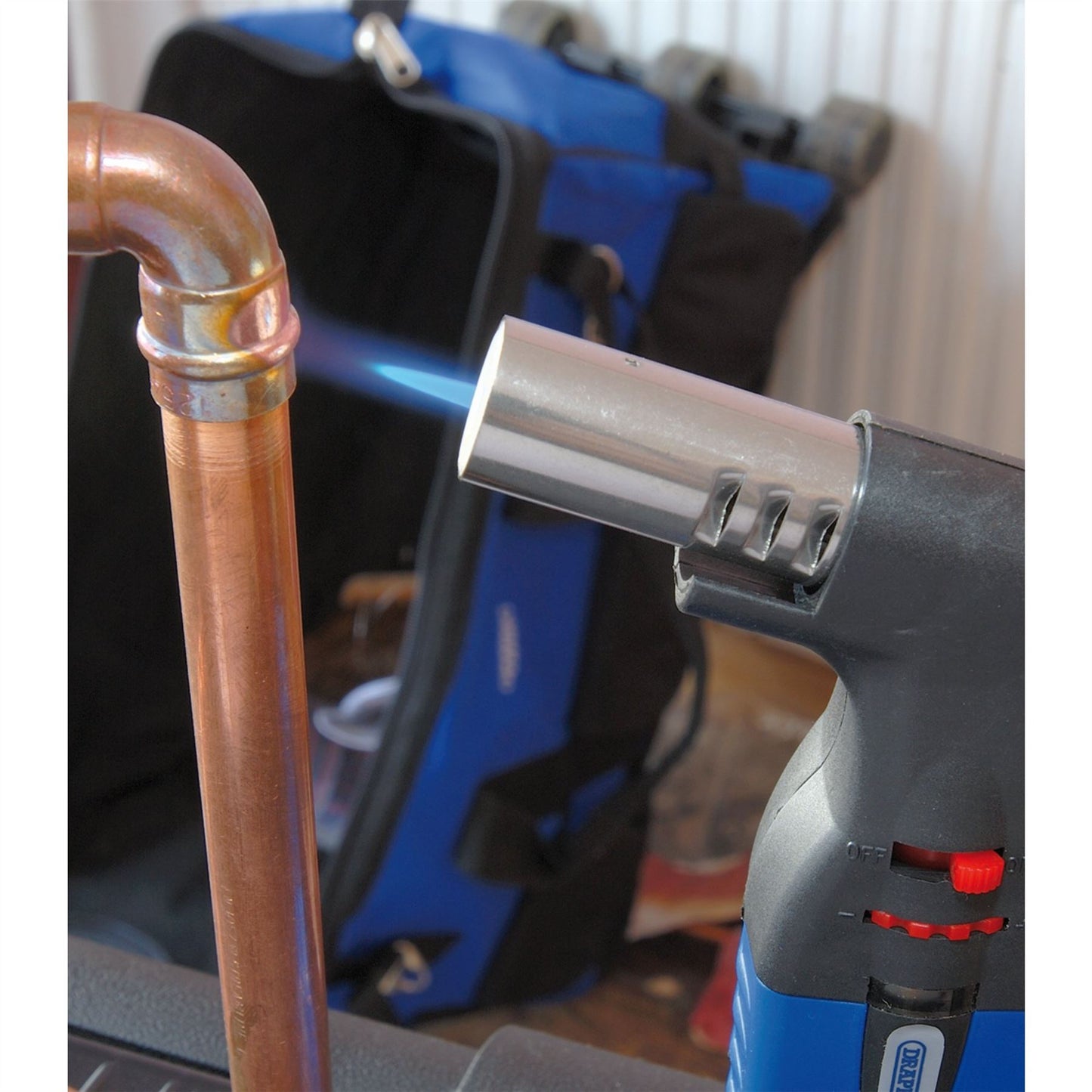 Draper Electronic Heavy Duty Gas Heat Work Free Standing Torch - 78776