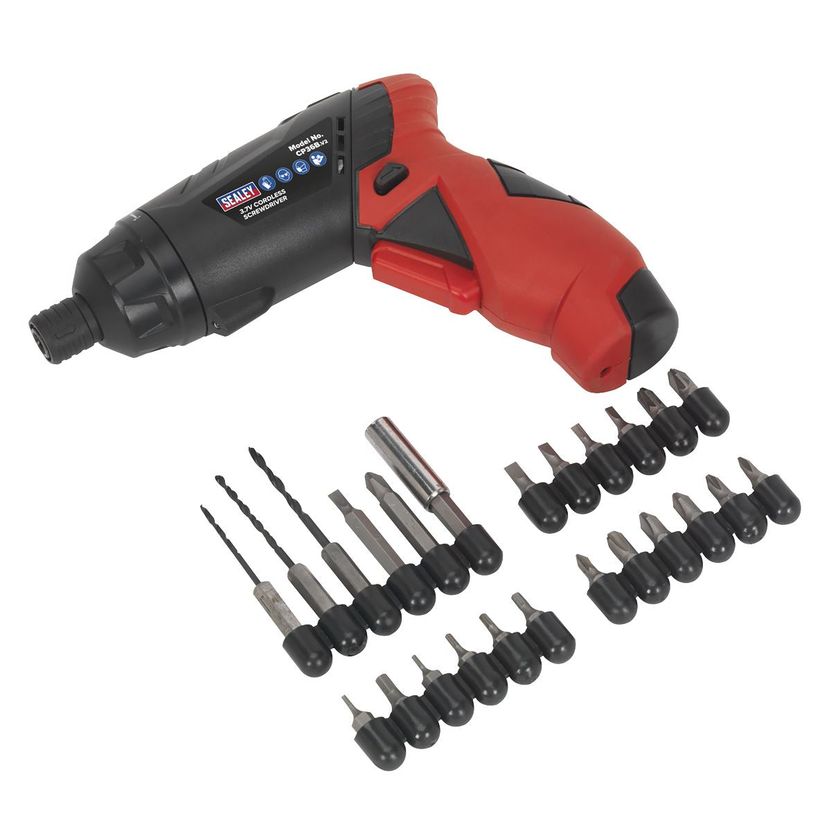 Sealey Cordless Screwdriver Set 26pc 3.6V Lithium-ion CP36B