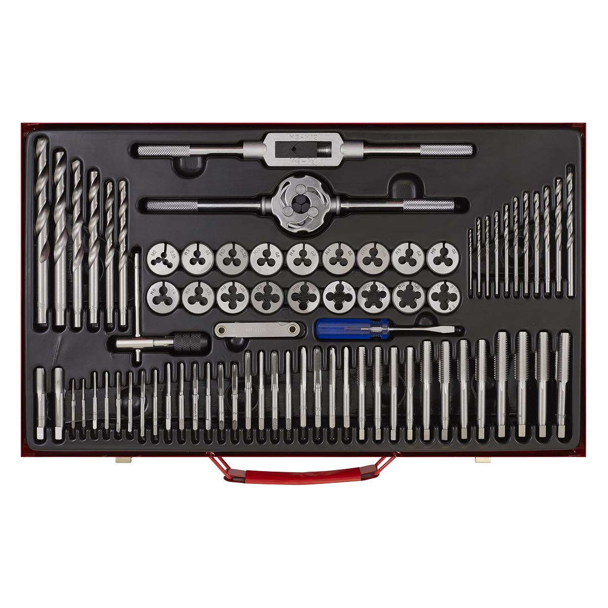 Sealey Tap & Die Set 76pc Split Dies Metric AK3076