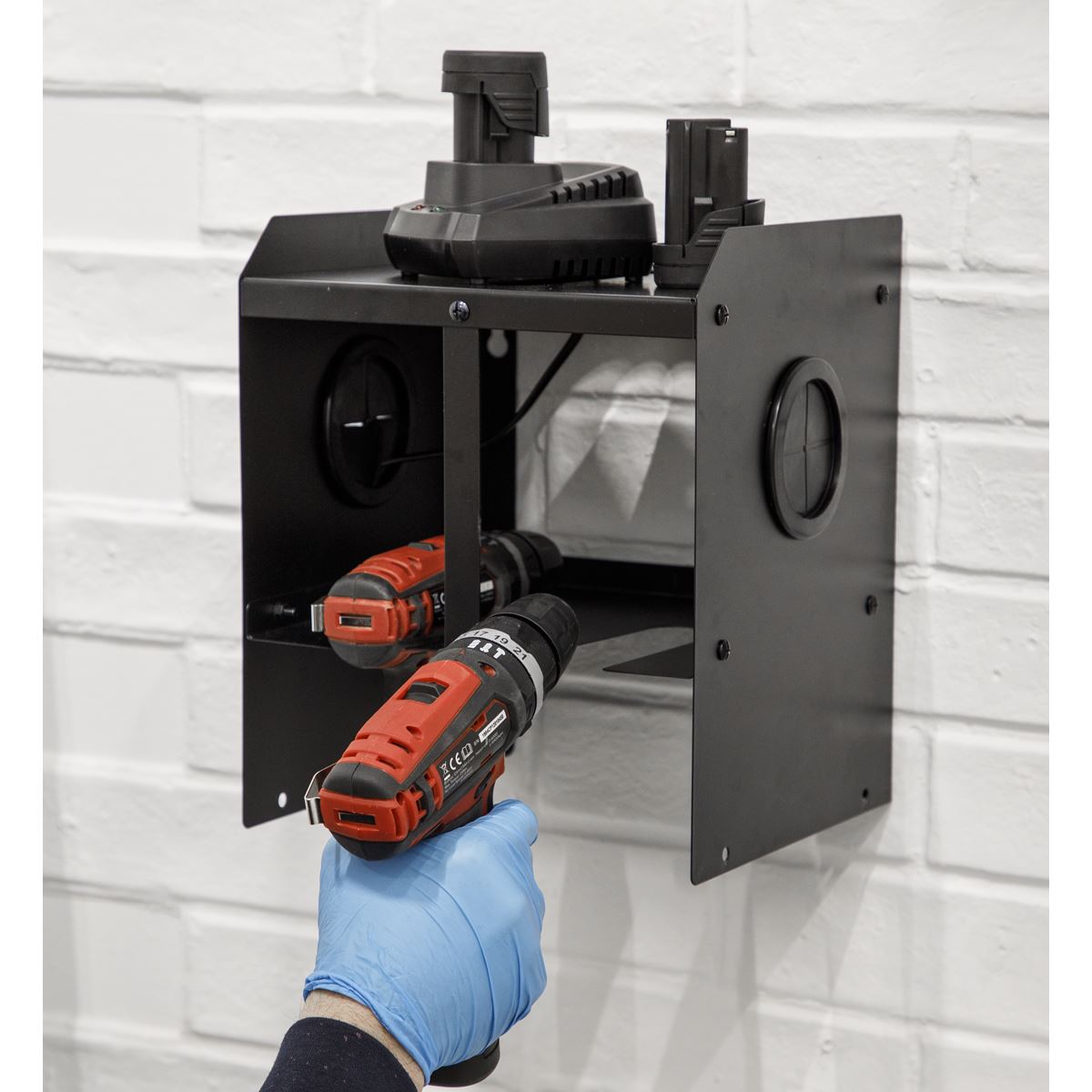 Sealey Power Tool Storage Rack - 2 Bay PTSR2