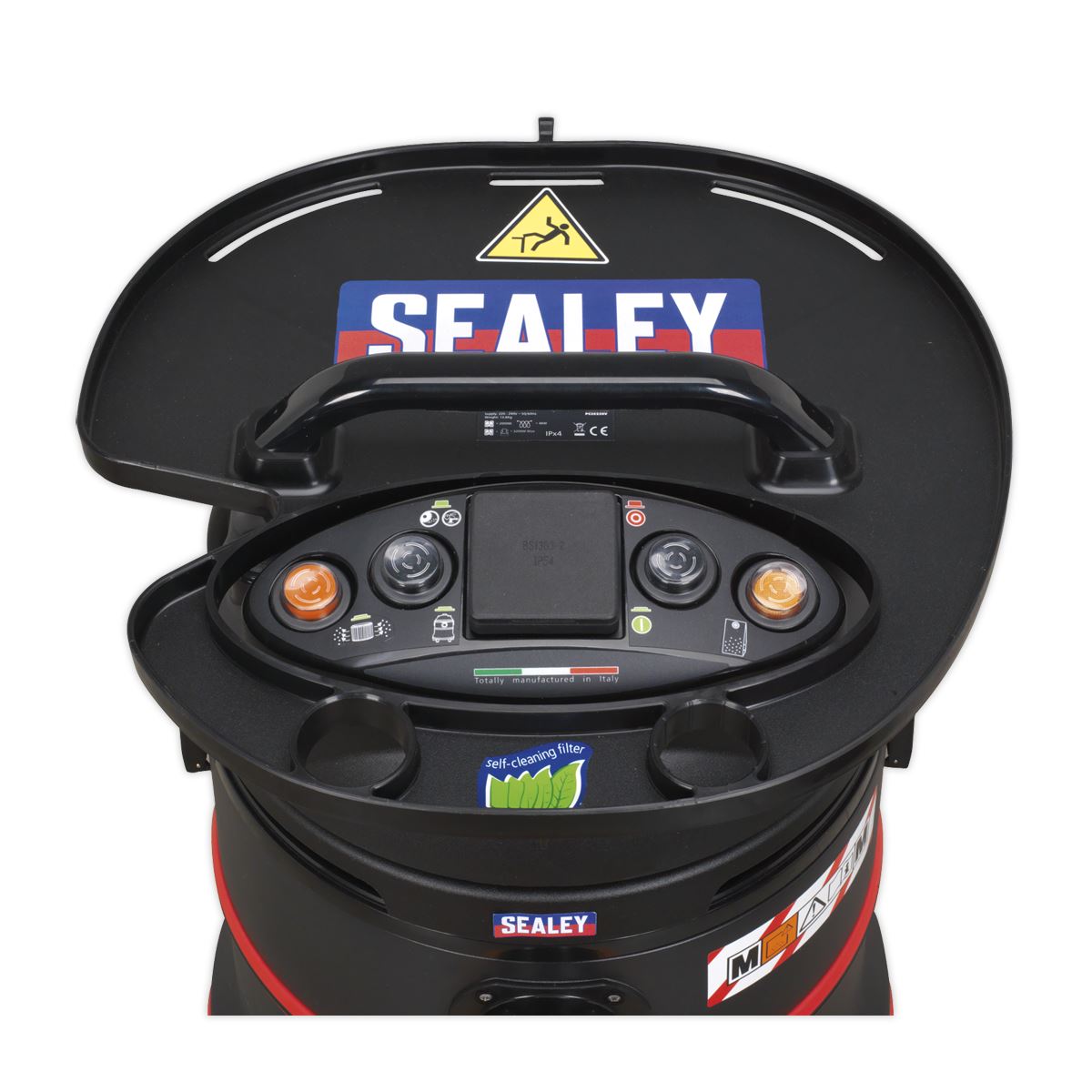 Sealey Vacuum Cleaner Ind Wet & Dry 35L 1200W/230V M Class PC35230V
