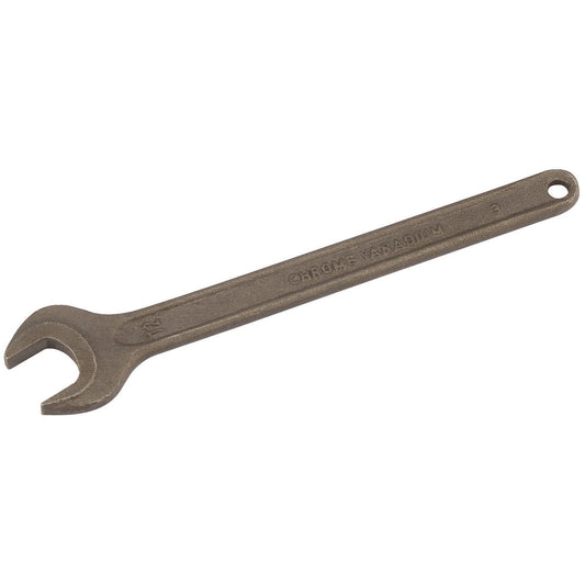 Draper 12mm Chrome Vanadium Steel Single Open End Spanner - 37523