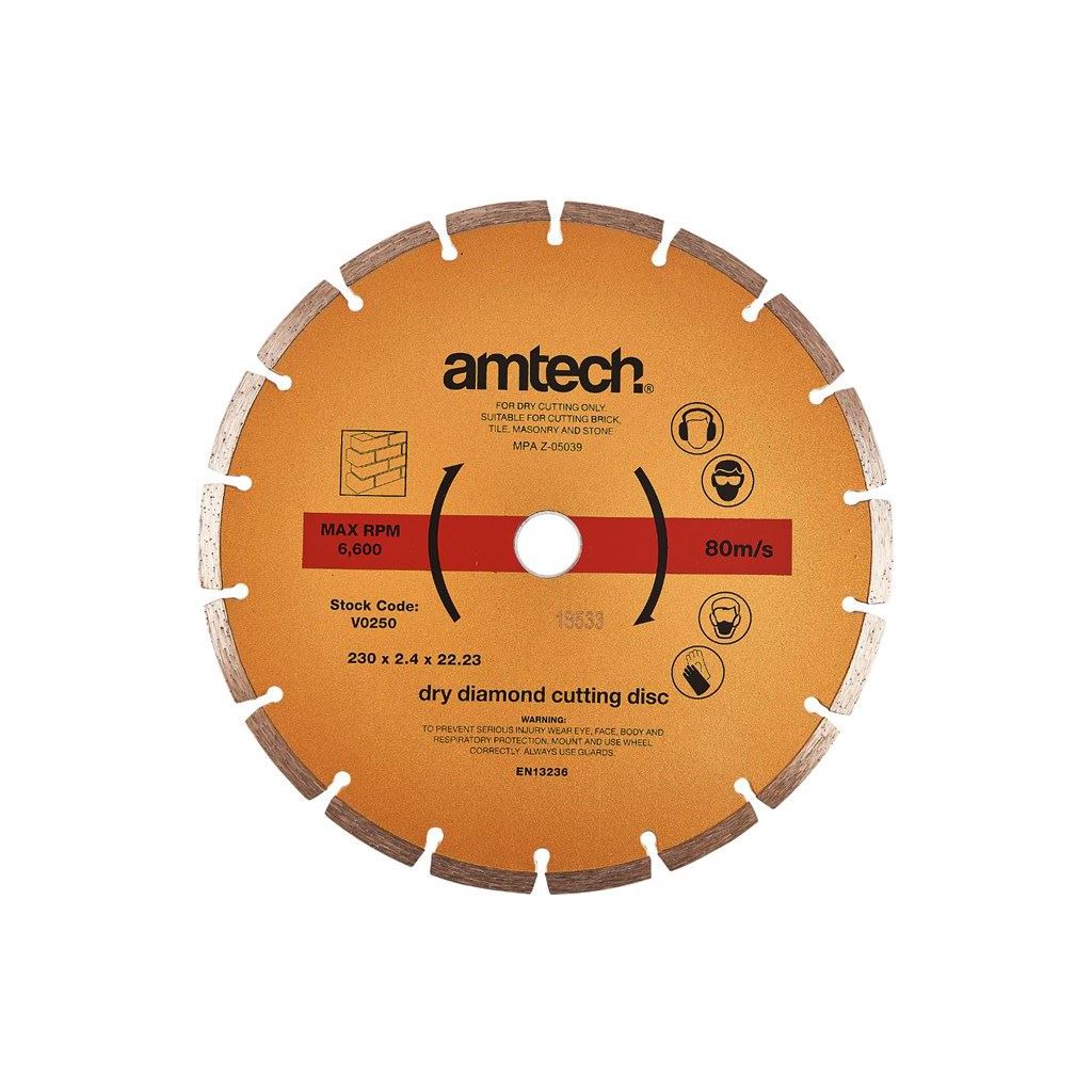 9" 230mm Professional Universal Diamond Cutting Disc Brick/Tile/Masonry Stone - V0250
