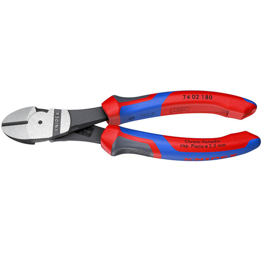 KNIPEX 74 02 180 SB High Leverage Diagonal Cutter, 180mm