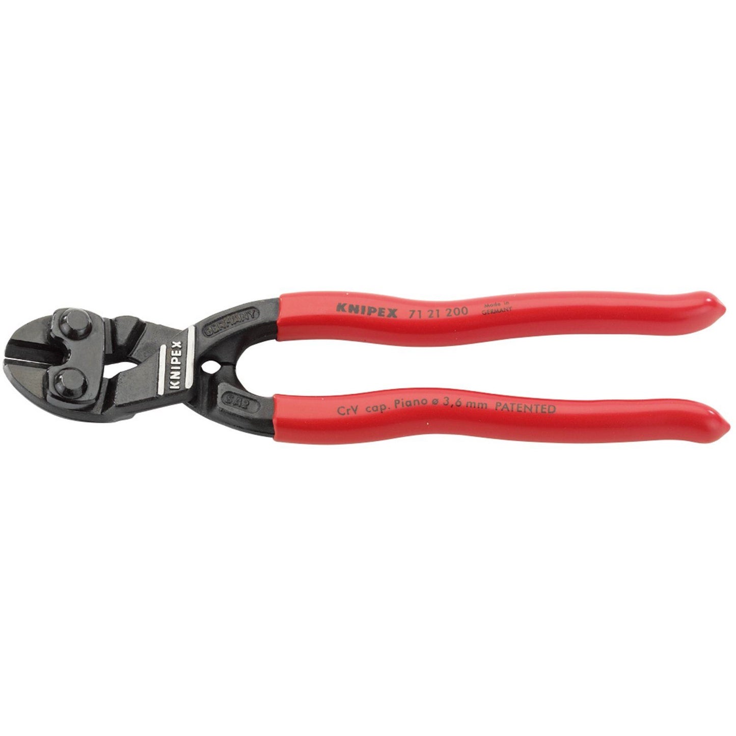 Draper 71 21 200SBE Knipex 200mm Cobolt Compact 20° Angled Head Bolt Cutters - 49190