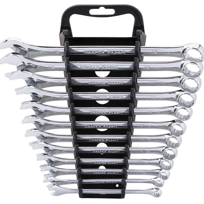 Draper 47044 8220/12/mm Expert Hi-Torq Metric Combination Spanner Set (12 Piece)