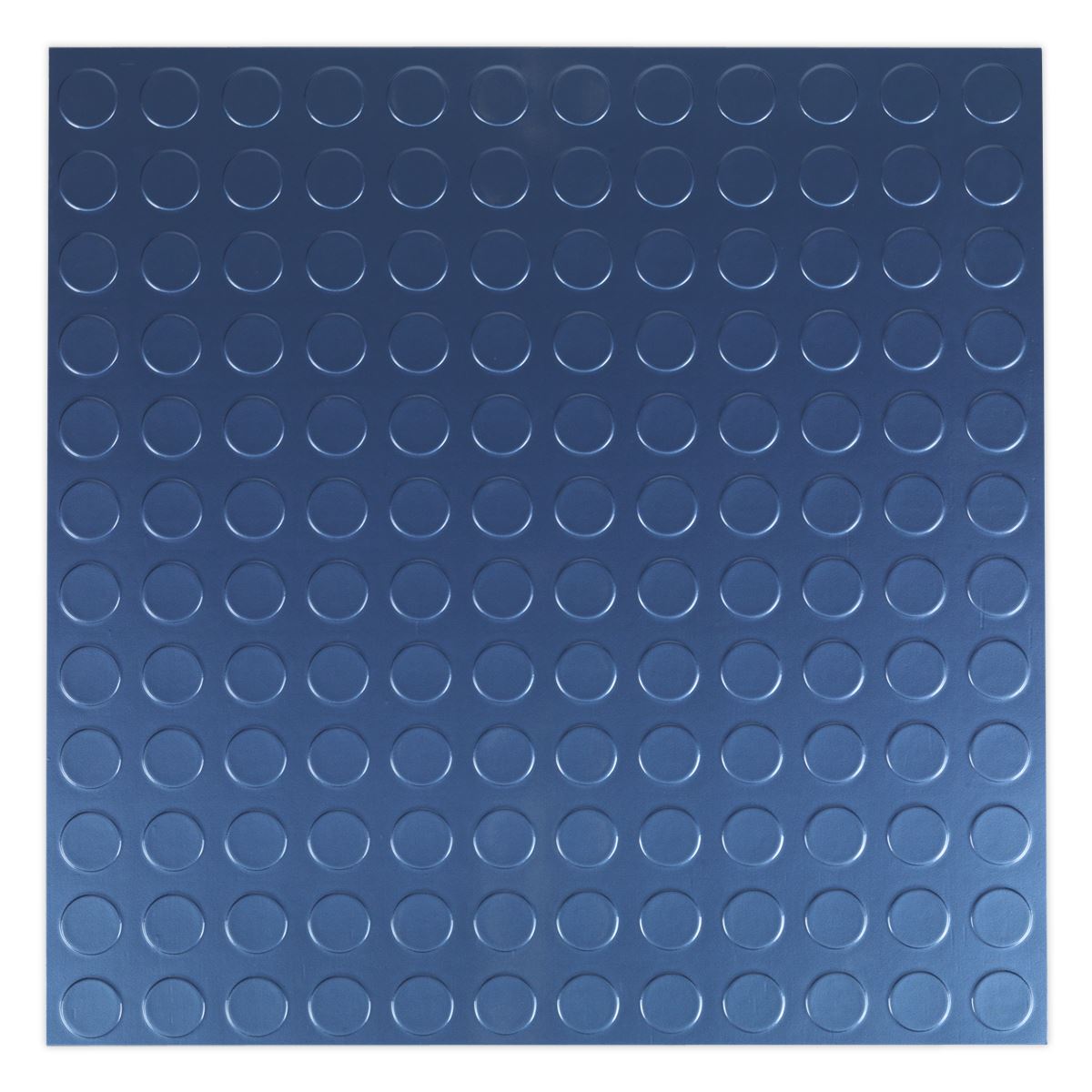 Sealey Vinyl Floor Tile Peel & Stick Backing - Blue Coin Pk of 16 FT2B