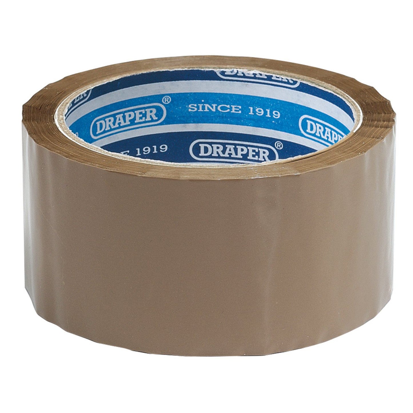 Draper 1x 66mx50mm Packing Tape Roll Garage Professional Standard Tool 63388