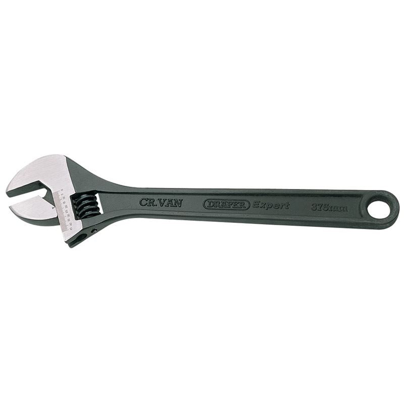 Draper 52683 Expert 375mm Crescent-Type Adjustable Wrench with Phosphate Finish
