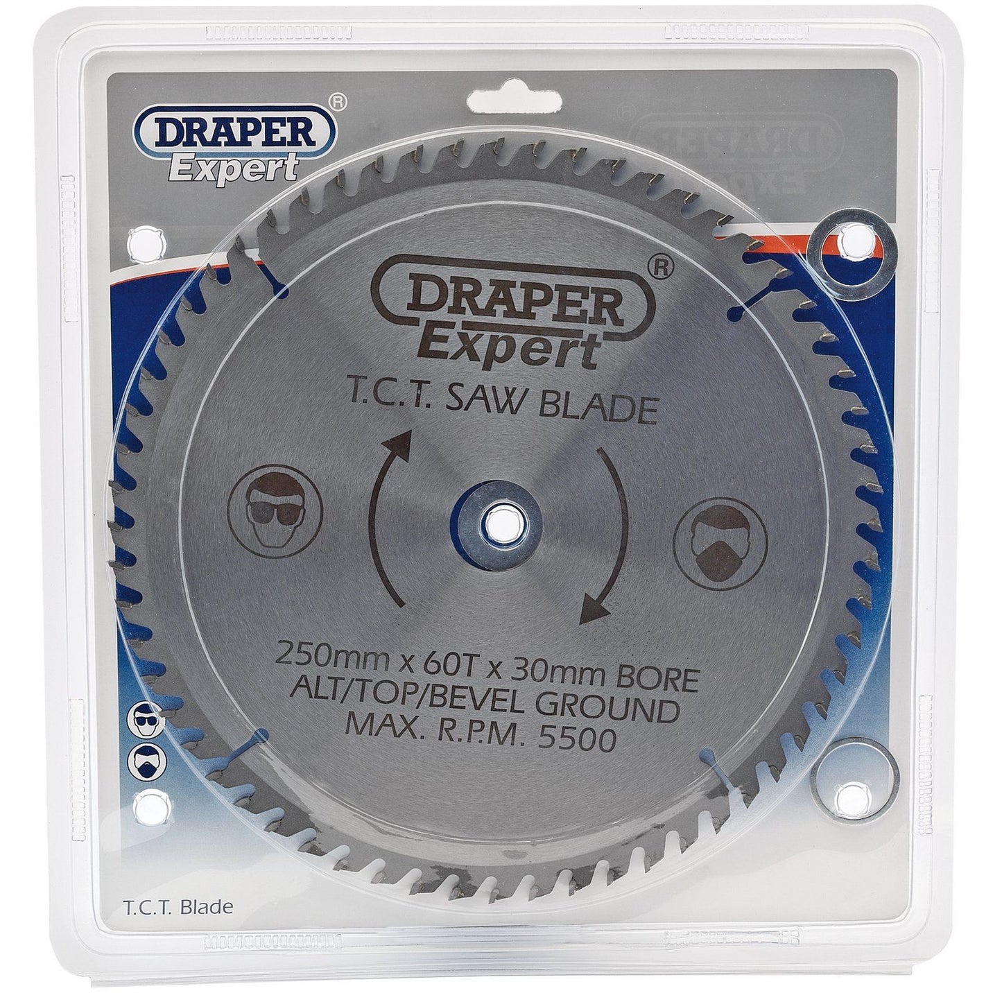 Draper Circular TCT Saw Blade 250mm x 30mm 25mm 20mm 16mm x 60T 60 Tooth 09488