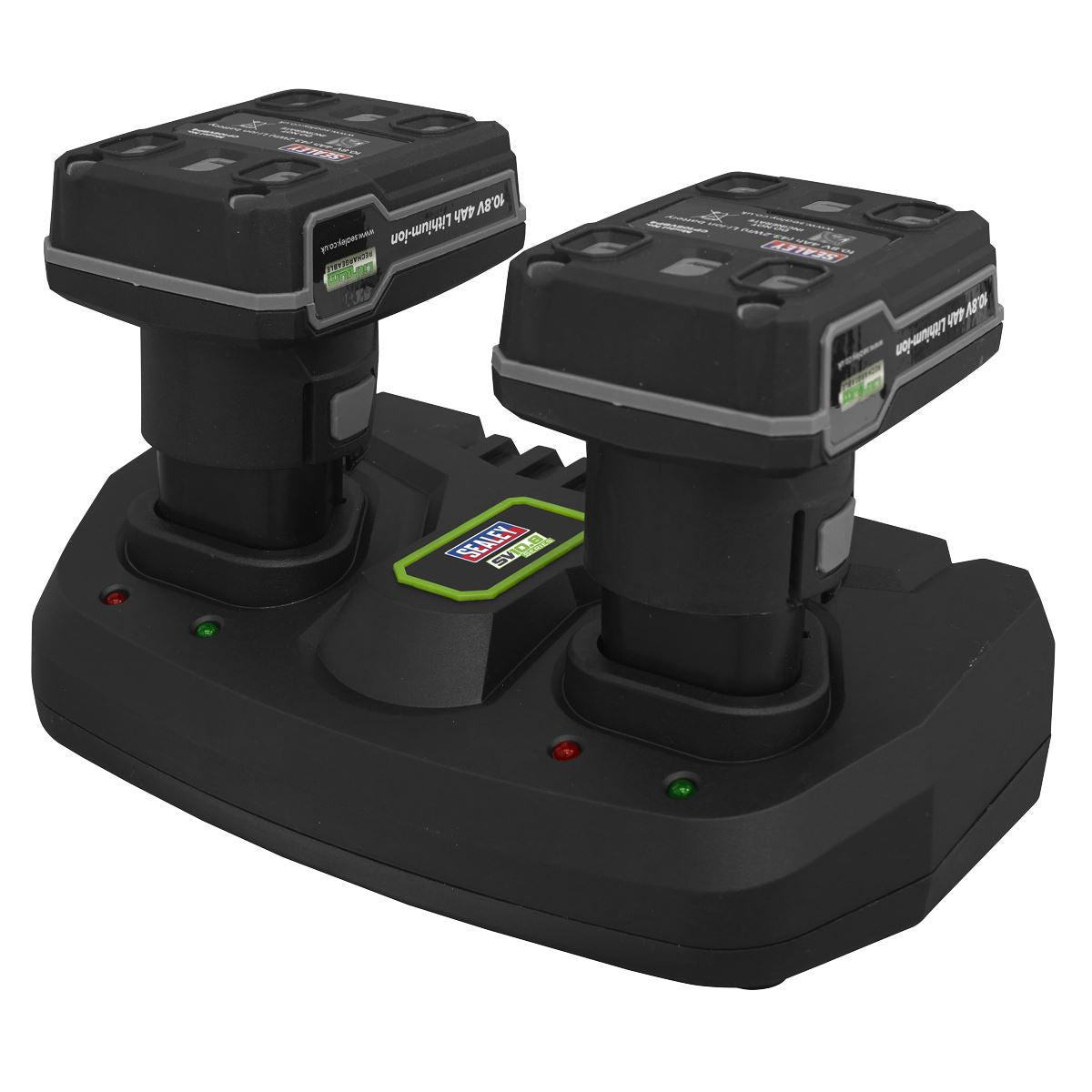 Sealey Dual Battery Charger for 10.8V Lithium-ion SV10.8 Series CP108VMC2