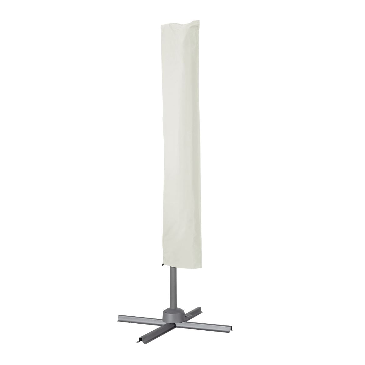 Dellonda Cantilever Parasol with 360� Rotation, Tilt & Cover 3m - Cream DG268