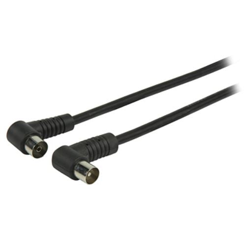 Glaxio Coax antenna cable coax male angled - coax female angled 3m black