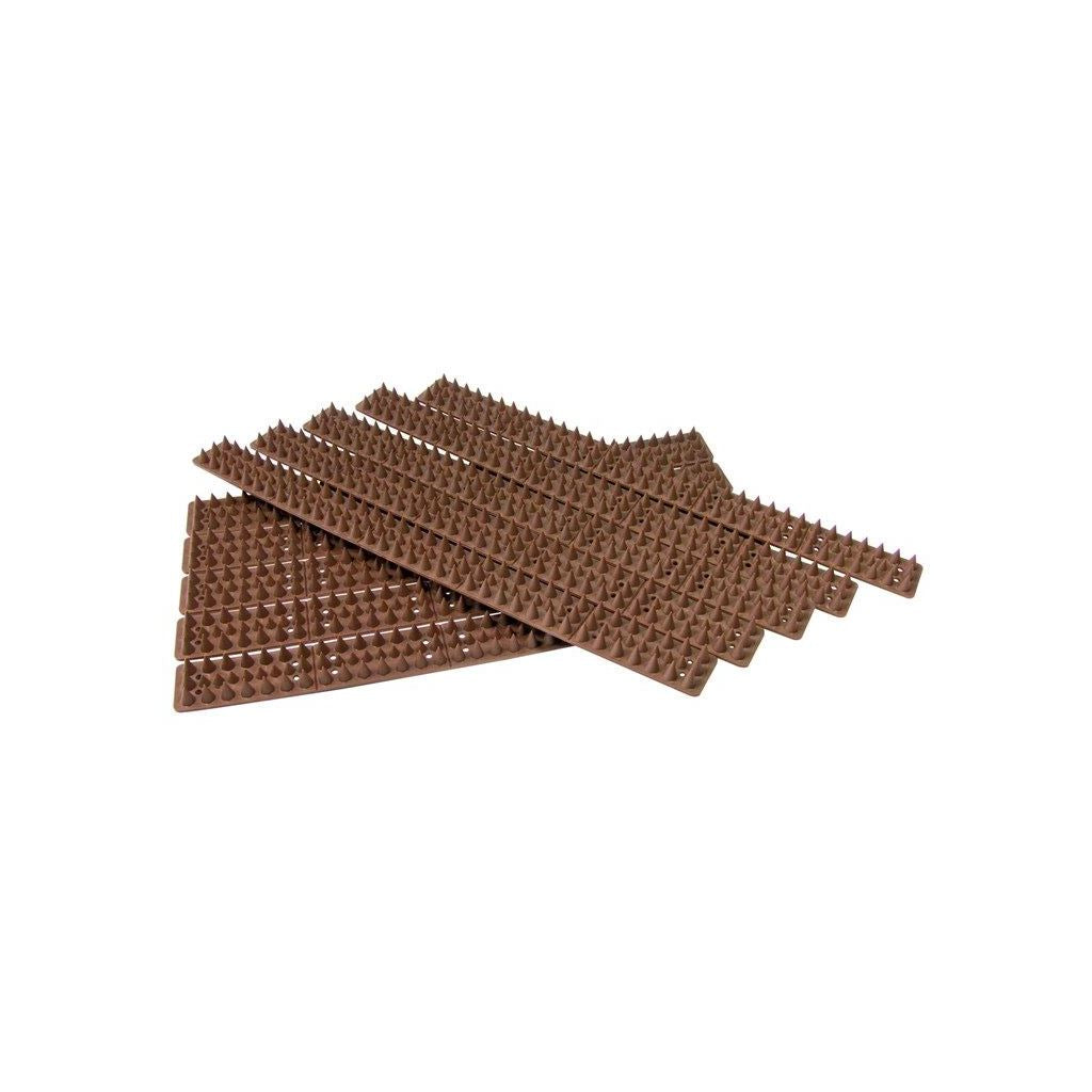 Amtech 10 Piece Security Spikes Brown Fence Window Sill Gate Wall - S1606