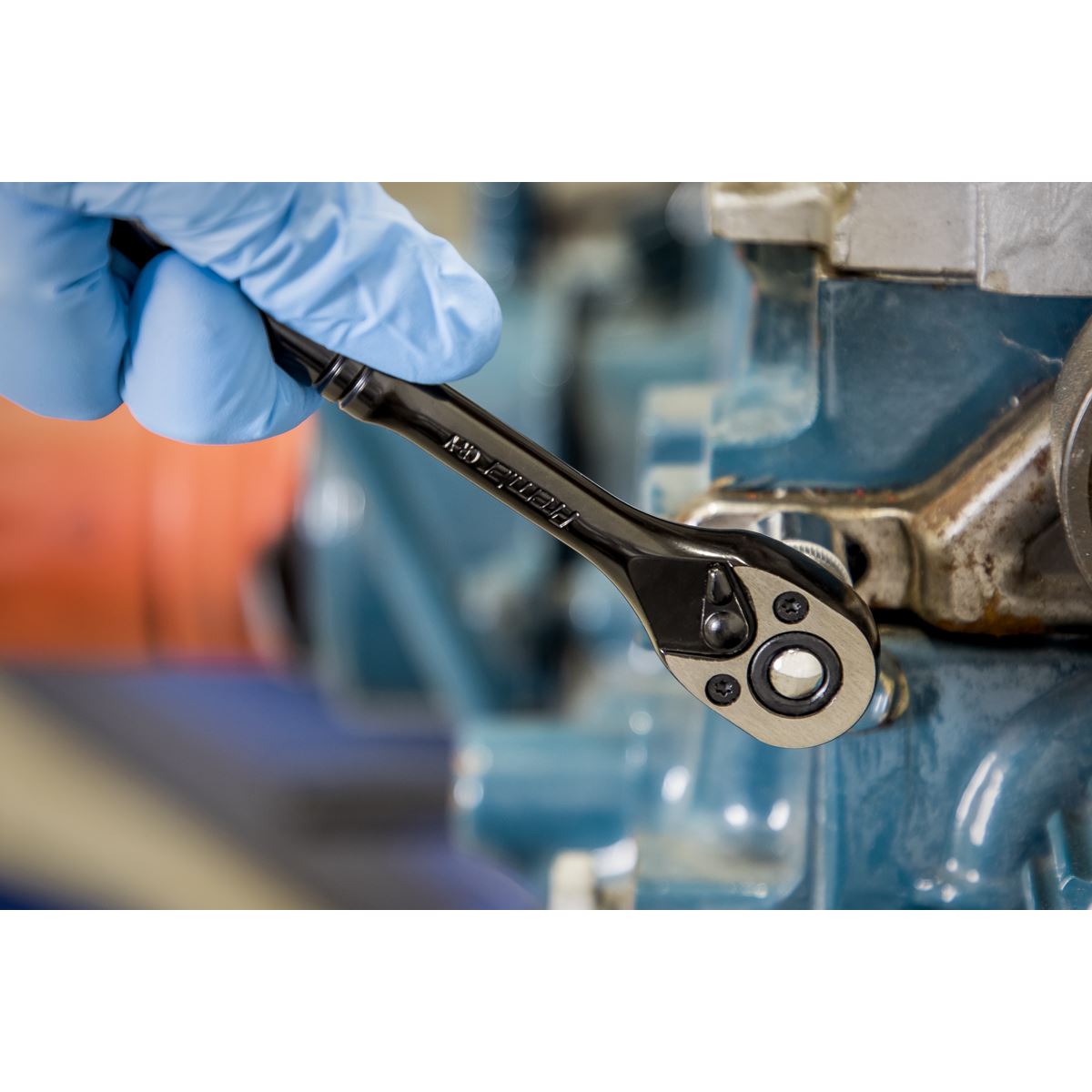 Sealey Ratchet Wrench 1/4"Sq Drive - Premier Black AK7997