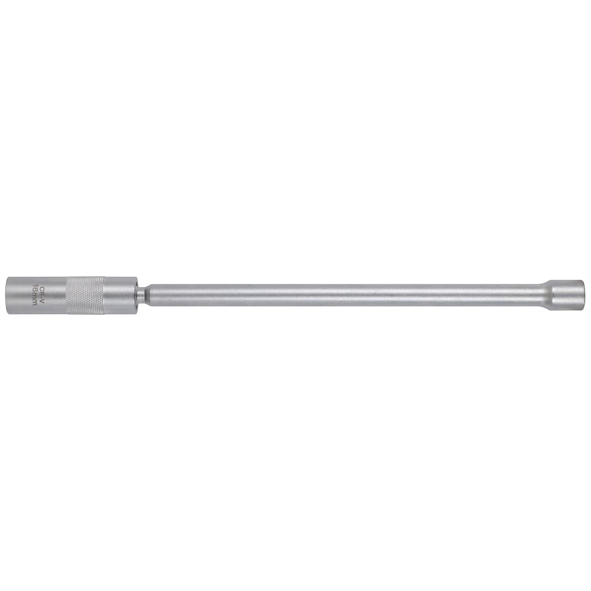 Sealey Spark Plug Socket w/ Universal Joint & Extension 3/8"Sq. Dr 12-Point 16mm