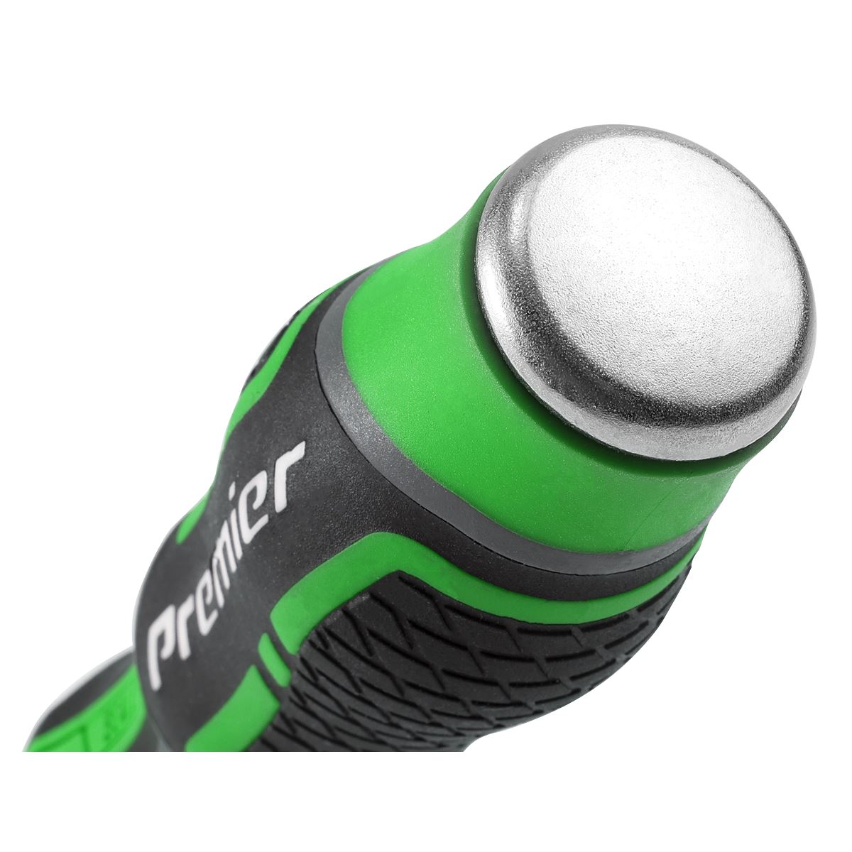 Sealey Extra-Long Hammer-Thru Screwdriver Set Hi-Vis Green 450mm 3pc AK4942HV