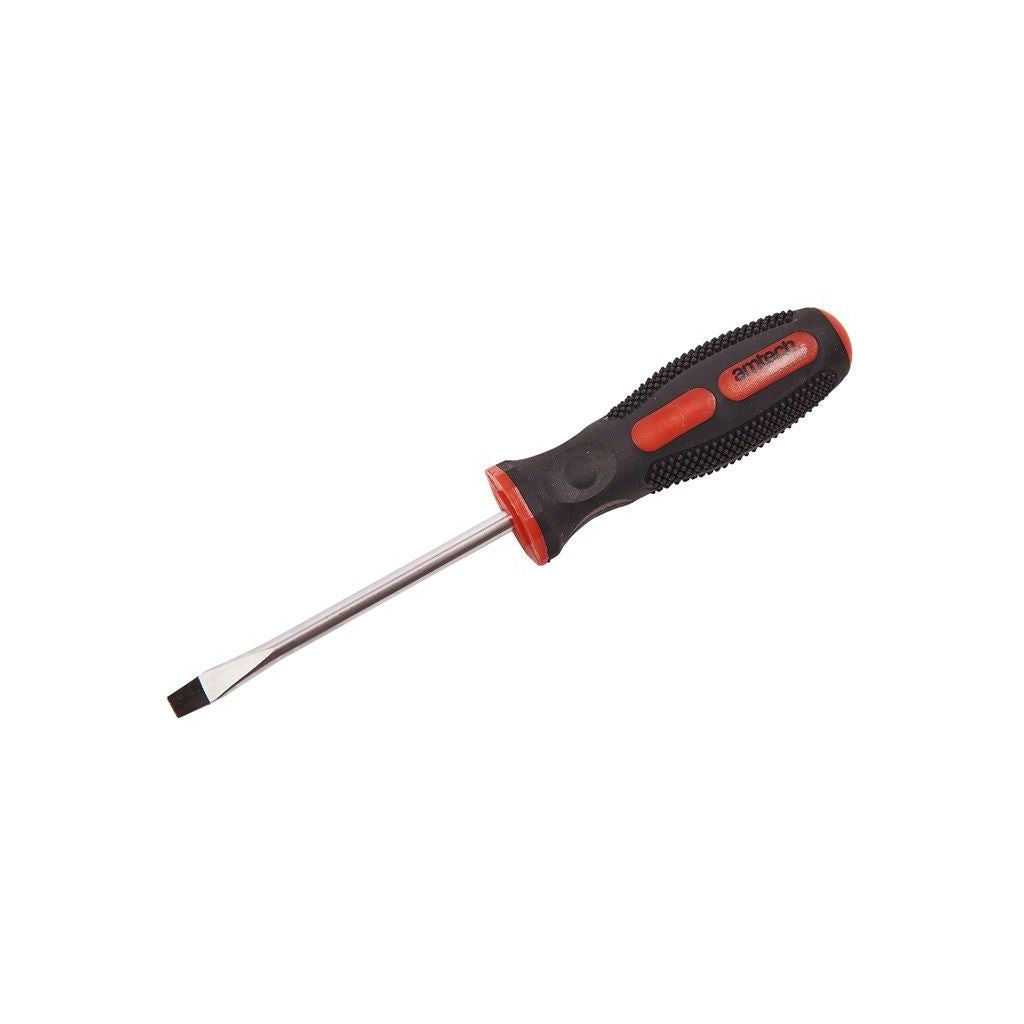 6mm Slotted x 100mm Drive Screwdriver Screw Mechanic Joiner Magnetised Tip/End - L0070