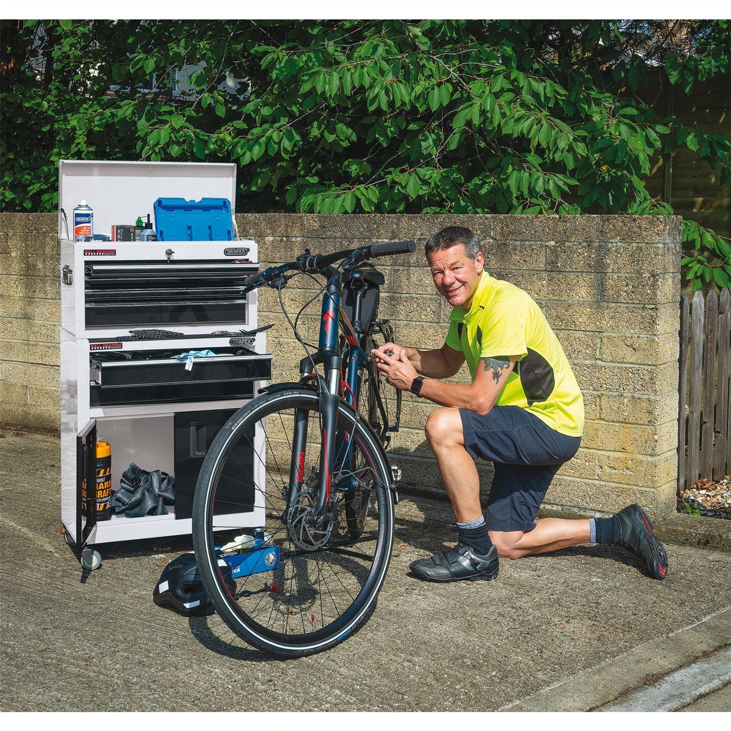 Draper 24" Combined Roller Cabinet and Tool Chest (6 Drawers - 19576