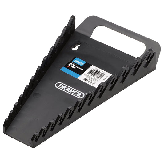 Draper Durable Thermoplastic Rubber Spanner Rack, Capacity 12