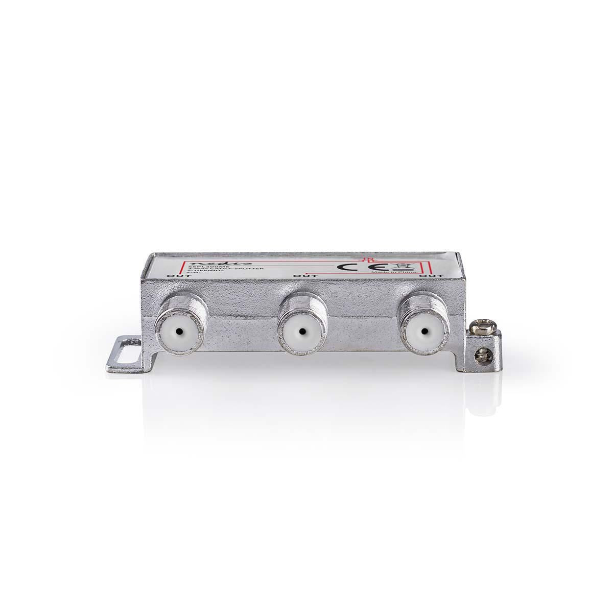 Nedis CATV F-Splitter Max 6.8 dB gain 5 to 1000 MHz 3 Outputs - SSPL300ME