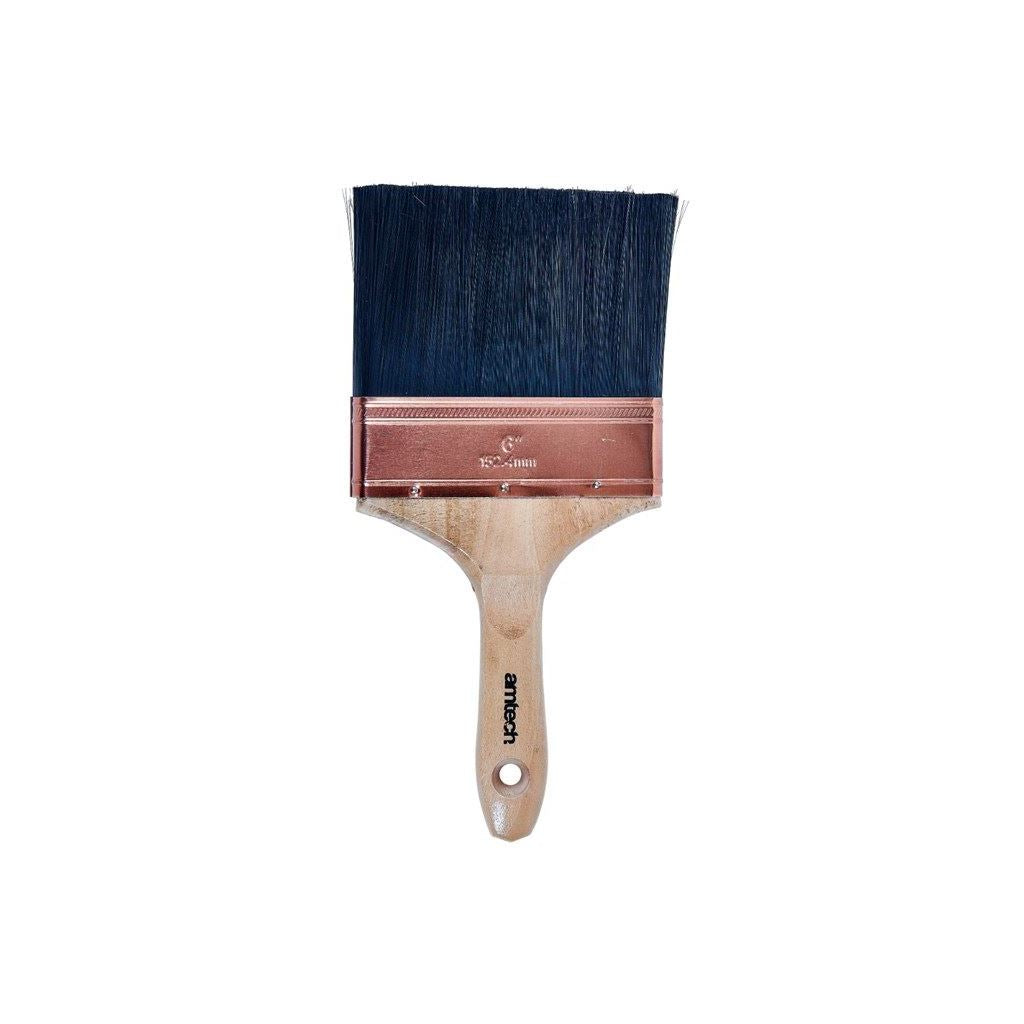 6" 150mm Professional Wall Paint Paper Pasting Brush Wooden Varnish Fence Paste - S3965