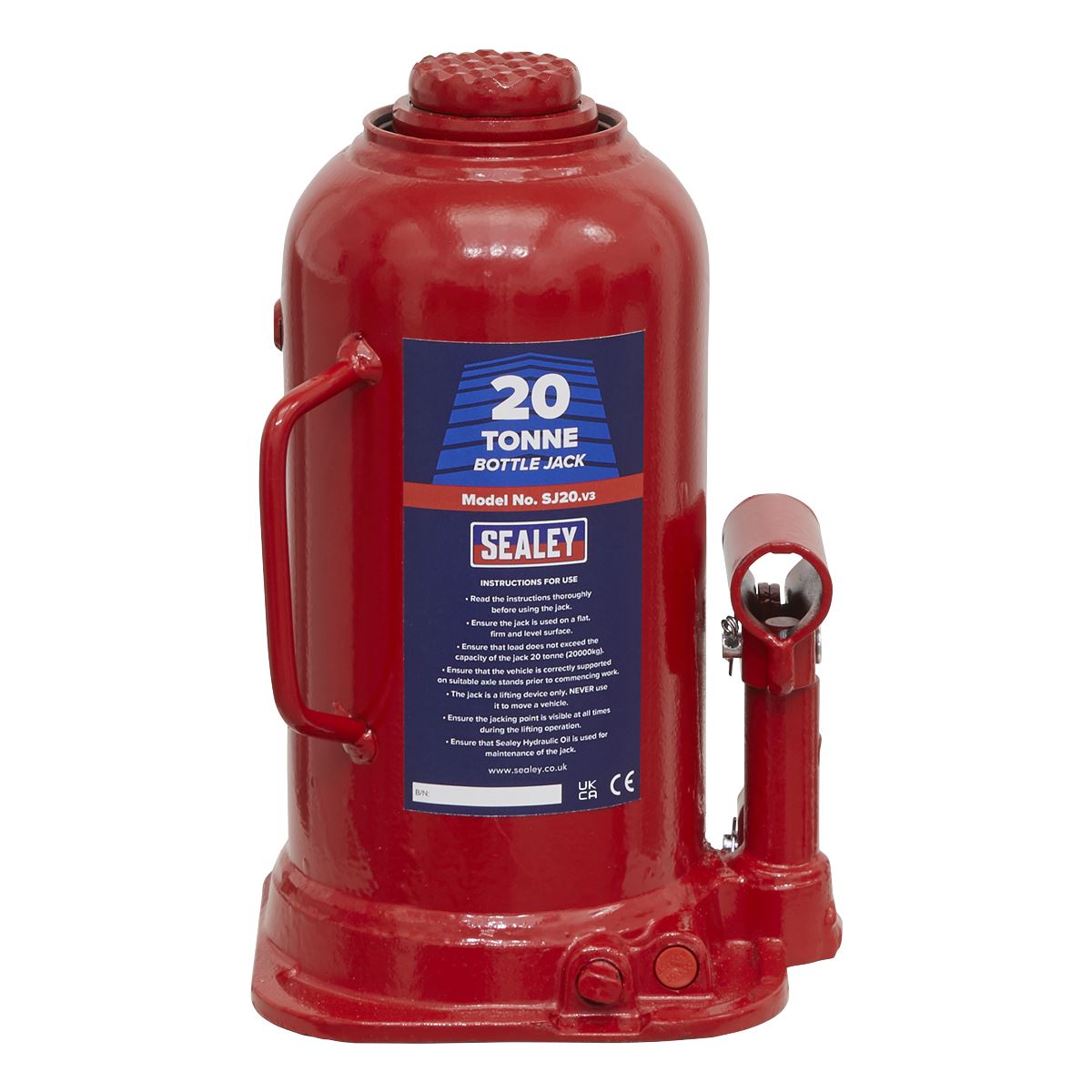 Sealey Bottle Jack 20tonne SJ20