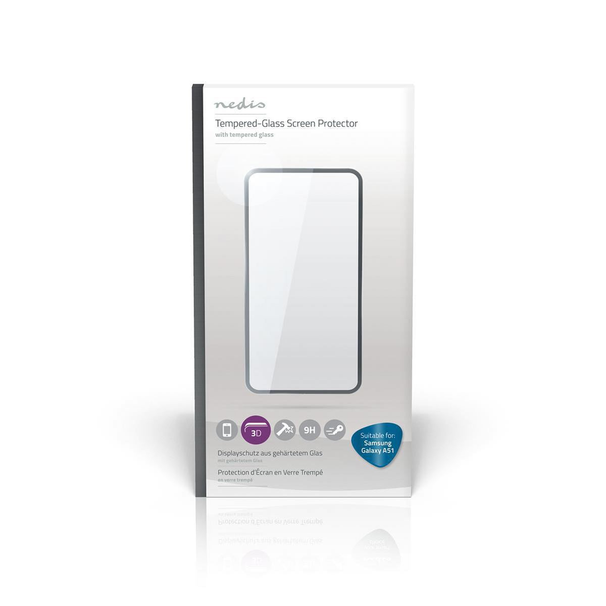 Glass Screen Protector for Samsung Galaxy A51 Full Cover 3D Curved Transparent