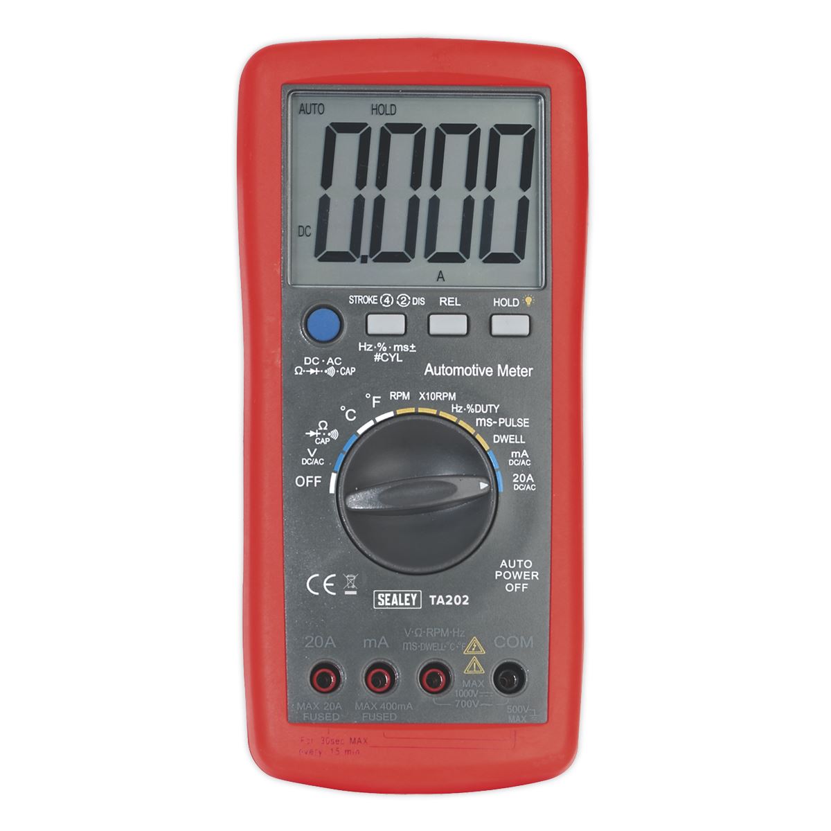 Sealey Digital Automotive Analyser 14-Function + Inductive Coupler TA202