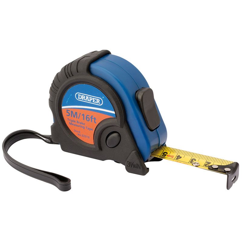 1x Draper 5m/16Ft Professional Measuring Tape - 82818